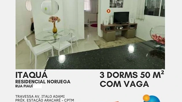 Apartamento bairro Vila Miranda - Itaquaquecetuba Apartamento